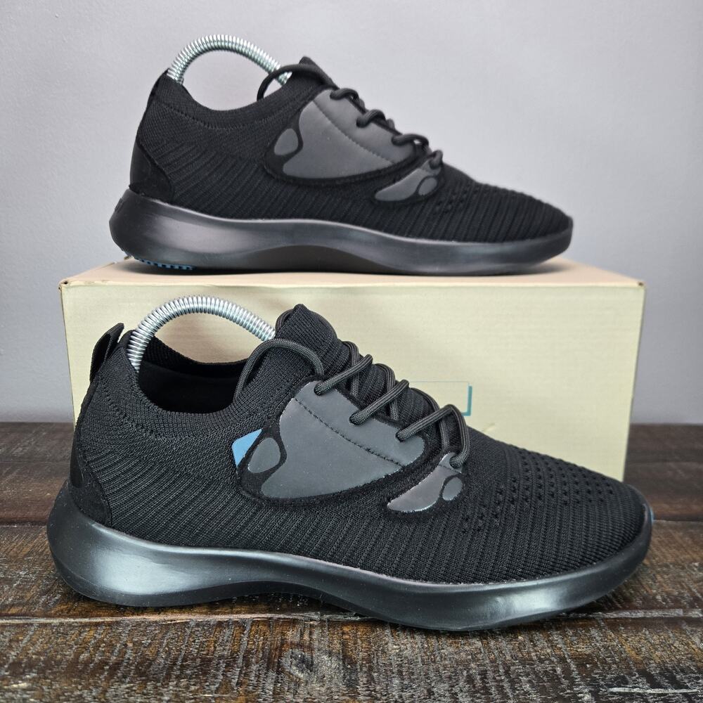 Vessi Everyday Move Sneaker Mens Size 8 Waterproof Shoes Onyx Black Black